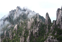 三清山景点天气实景图