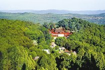 七曲山风景区景点天气实景图
