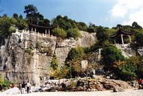 西山风景区景点天气实景图