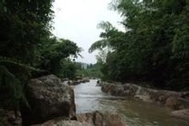 云门峡漂流景点天气实景图