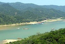 飞来峡水利枢纽风景区景点天气实景图