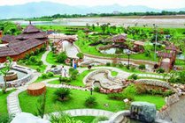 清新温矿泉旅游渡假区景点天气实景图