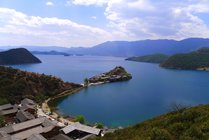 泸沽湖景区景点天气实景图