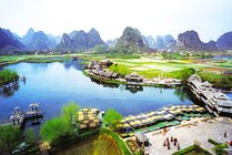 十八水原生态景区景点天气实景图