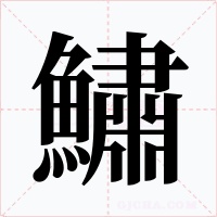 鱐字字形