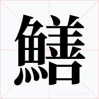 鱔字字形