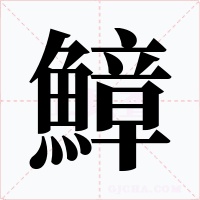 鱆字的字形和写法