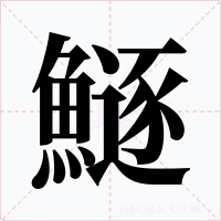 鱁字的字形和写法