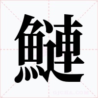 鰱字字形
