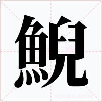 鯢字的字形和写法