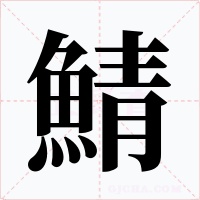 鯖字的字形和写法