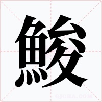 鮻字的字形和写法