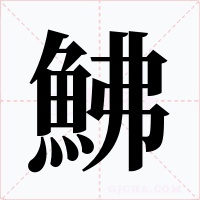 鮄字的字形和写法