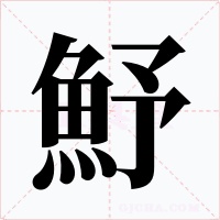 魣字的字形和写法