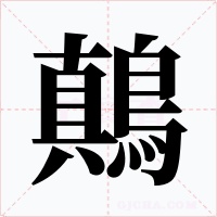 鷏字字形