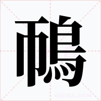 鳾字字形
