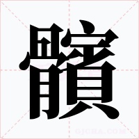 髕字的字形和写法