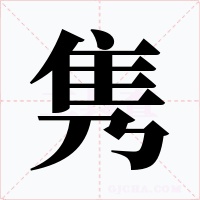 隽字的字形和写法