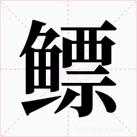 鳔字字形