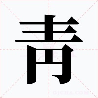靑字字形