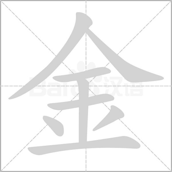 金字笔顺图