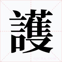 護字字形