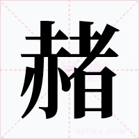 赭字字形