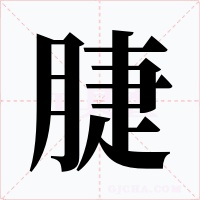 脻字字形