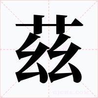 茲字字形