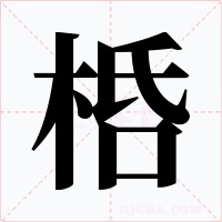 桰字的字形和写法