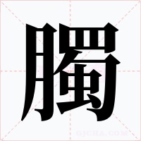 臅字的字形和写法