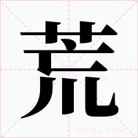 荒字字形