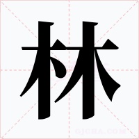 林字的字形和写法