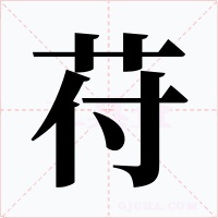 苻字的字形和写法