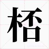 桮字字形