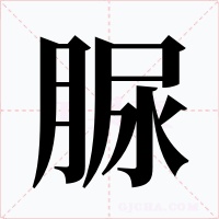 脲字的字形和写法