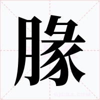 腞字字形