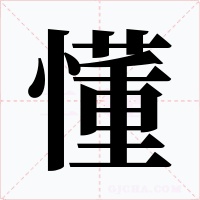 懂字字形