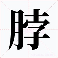 脖字字形