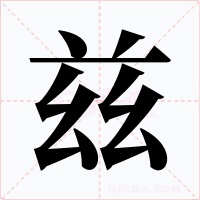 兹字的字形和写法