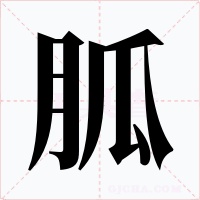 胍字字形
