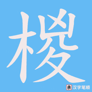 椶字笔顺图